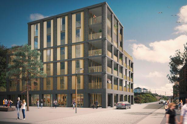 The Block D apartments at North Quay in Hayle, Cornwall, will be named An Garth (The Yard)